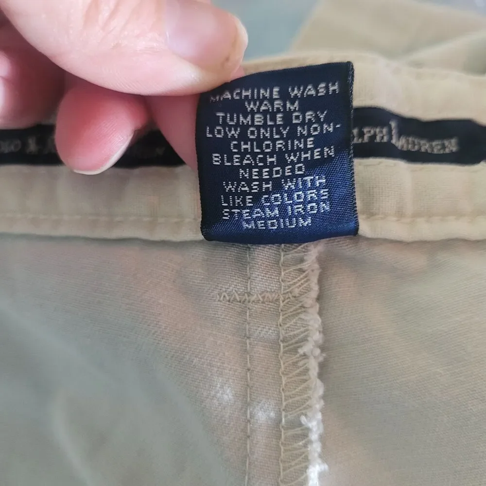 Polo Ralph Lauren Vintage Chino Shorts Men's Sz 38 Khaki Preppy Casual 8